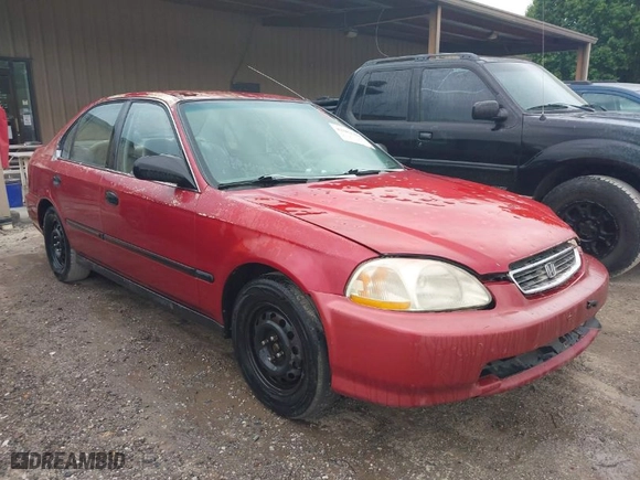 1997 Honda Civic LX "O" w/Air with VIN 1HGEJ6672VL019621, listed as a IAAI auction lot 42081226 with 194,957 mi miles. Bid and sale history available at carsss.com. Image 1.