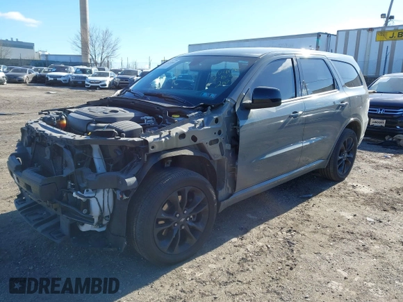 2021 Dodge Durango GT Plus with VIN 1C4RDJDG2MC689150, listed as a IAAI auction lot 41638093 with 46,429 mi miles. Bid and sale history available at carsss.com. Image 21.