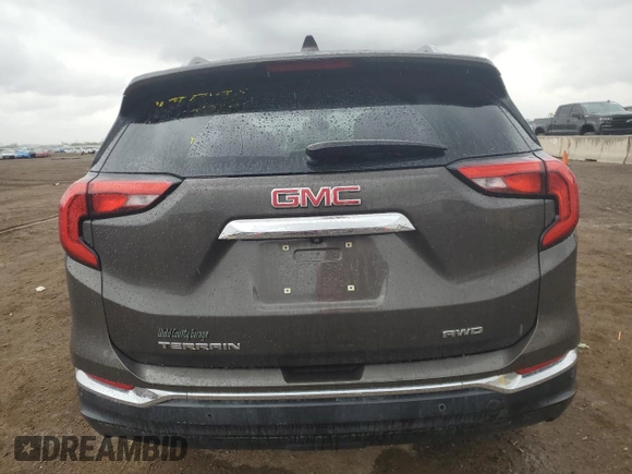 2020 GMC Terrain SLT with VIN 3GKALVEV7LL169523, listed as a Copart auction lot 55866555 with 127,713 mi miles and Salvage title. Bid and sale history available at DreamBid. Image 6.