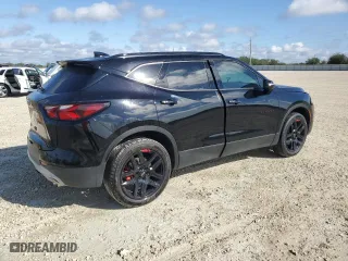 2022 Chevrolet Blazer LT with VIN 3GNKBDRS2NS130934, listed as a Copart auction lot 85164934 with 27,266 mi miles and Salvage Title. Bid and sale history available at carsss.com. Image 3.