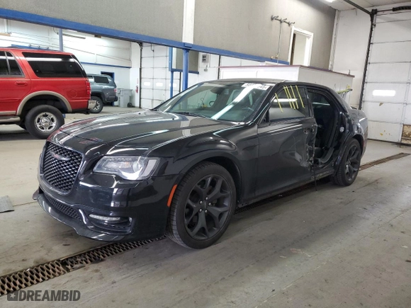 2021 Chrysler 300 with VIN 2C3CCABG8MH512132, listed as a Copart auction lot 50404645 with NaN miles and Salvage Title. Bid and sale history available at carsss.com. Image 1.
