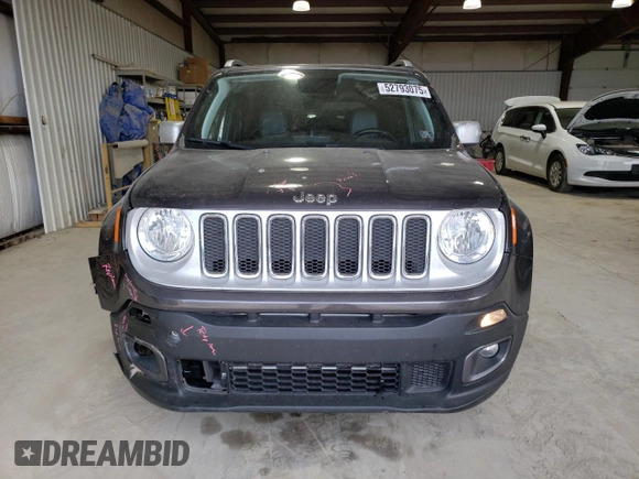 2018 Jeep Renegade Limited с VIN ZACCJBDB6JPH34297, выставлен на аукционе Copart как лот 52793075 с пробегом 76 262 миль миль и Списание • Salvage title. История ставок и продаж доступна на DreamBid. Изображение 5.