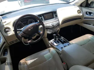 2015 Infiniti QX60 with VIN 5N1AL0MNXFC501109, listed as a Copart auction lot 54917135 with 142,070 mi miles and Salvage Title. Bid and sale history available at carsss.com. Image 8.