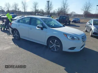 2017 Subaru Legacy Limited with VIN 4S3BNAN64H3018220, listed as a IAAI auction lot 41763482 with 119,508 mi miles. Bid and sale history available at carsss.com. Image 1.