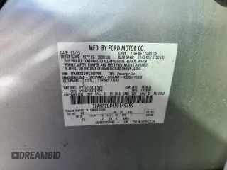 2015 Ford Taurus SE with VIN 1FAHP2D84FG149799, listed as a Copart auction lot 88993345 with 114,131 mi miles and Salvage Title. Bid and sale history available at DreamBid. Image 13.