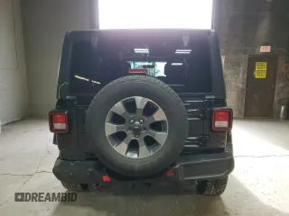 2022 Jeep Wrangler Unlimited Sahara Altitude with VIN 1C4HJXEG0NW115877, listed as a Copart auction lot 80689494 with 30,928 mi miles and Salvage title. Bid and sale history available at DreamBid. Image 6.