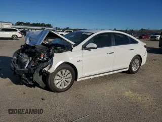2016 Hyundai Sonata Hybrid SE with VIN KMHE24L15GA013323, listed as a Copart auction lot 49508115 with 0 mi miles and Salvage Title. Bid and sale history available at carsss.com. Image 1.