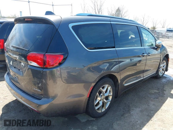 2017 Chrysler Pacifica Limited with VIN 2C4RC1GGXHR744875, listed as a IAAI auction lot 42080773 with 86,896 mi miles and . Bid and sale history available at DreamBid. Image 4.