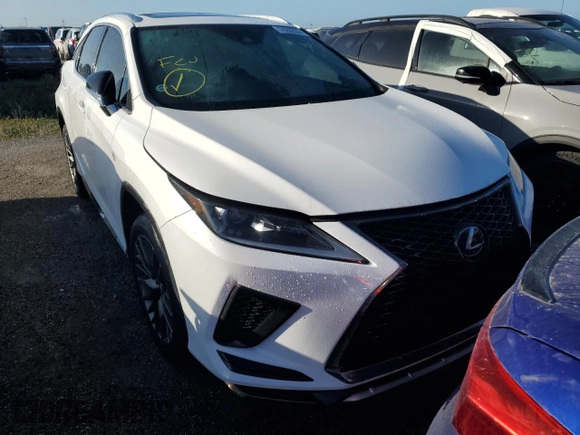 2020 Lexus RX 350 F Sport Performance z VIN 2T2YZMDAXLC255179, wystawiony jako Copart lot #74202904 z przebiegiem Nie podano mil oraz Nie do naprawy • Non repairable. Historia ofert i sprzedaży dostępna na DreamBid. Obrazek 5.