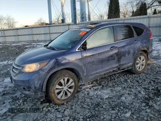 2013 Honda CR-V EX z VIN 2HKRM4H59DH634760, wystawiony jako Copart lot #42120515 z przebiegiem 296 000 mil mil oraz Szkoda całkowita • Salvage title. Historia ofert i sprzedaży dostępna na DreamBid. Obrazek 1.