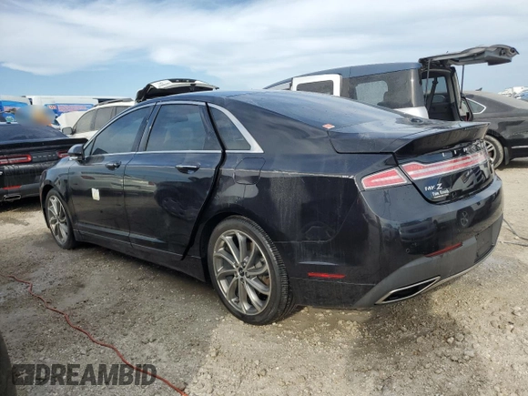2019 Lincoln MKZ Reserve I with VIN 3LN6L5D94KR618525, listed as a Copart auction lot 75083254 with 28,698 mi miles and Salvage Title. Bid and sale history available at DreamBid. Image 2.