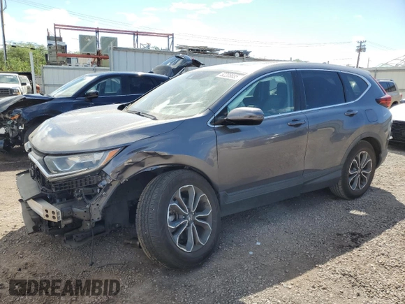 2021 Honda CR-V EX z VIN 5J6RW1H51MA012535, wystawiony jako Copart lot #52205885 z przebiegiem 95 427 mil mil oraz Szkoda całkowita • Salvage title. Historia ofert i sprzedaży dostępna na DreamBid. Obrazek 1.