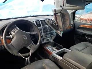 2009 Infiniti QX56 with VIN 5N3AA08C79N902566, listed as a Copart auction lot 47442555 with 125,860 mi miles and Non Repairable. Bid and sale history available at carsss.com. Image 8.