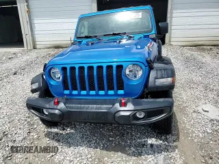 2021 Jeep Wrangler Sport с VIN 1C4GJXAN5MW712439, выставлен на аукционе Copart как лот 54781685 с пробегом 26 463 миль миль и Списание • Salvage title. История ставок и продаж доступна на DreamBid. Изображение 15.