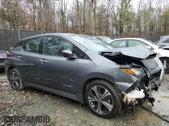 2018 Nissan LEAF SL with VIN 1N4AZ1CP4JC302972, listed as a Copart auction lot 81097124 with 59,813 mi miles and Salvage Title. Bid and sale history available at DreamBid. Image 4.