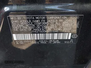 2021 Lexus IS 350 F Sport with VIN JTHGZ1B20M5037646, listed as a IAAI auction lot 42520797 with 76,935 mi miles and . Bid and sale history available at DreamBid. Image 9.