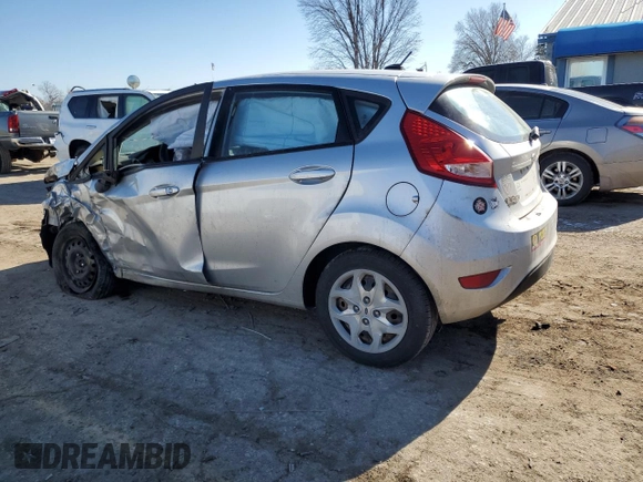 2013 Ford Fiesta S with VIN 3FADP4TJXDM194389, listed as a Copart auction lot 87614445 with Not provided miles and Salvage title. Bid and sale history available at DreamBid. Image 2.