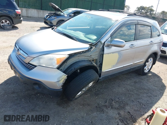 2008 Honda CR-V EX-L with VIN JHLRE48768C074327, listed as a IAAI auction lot 41875705 with 197,506 mi miles. Bid and sale history available at carsss.com. Image 2.