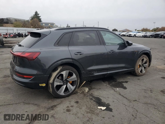 2022 Audi e-tron Premium Plus with VIN WA1LABGEXNB032371, listed as a Copart auction lot 81753974 with Not provided miles and Salvage title. Bid and sale history available at DreamBid. Image 3.