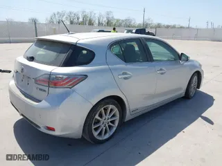 2012 Lexus CT 200h with VIN JTHKD5BH5C2115729, listed as a IAAI auction lot 41861970 with 109,760 mi miles. Bid and sale history available at carsss.com. Image 4.