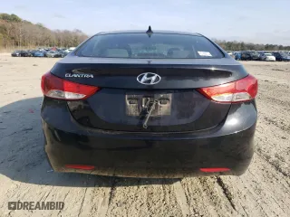 2013 Hyundai Elantra GLS PZEV with VIN KMHDH4AEXDU591279, listed as a Copart auction lot 49437925 with 182,552 mi miles and Salvage Title. Bid and sale history available at carsss.com. Image 6.