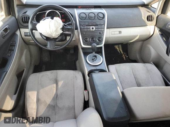 2007 Mazda CX-7 Sport with VIN JM3ER293370118596, listed as a Copart auction lot 53685115 with 195,995 mi miles and Salvage Title. Bid and sale history available at carsss.com. Image 8.