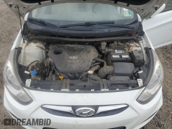 2014 Hyundai Accent GLS with VIN KMHCT4AE5EU614284, listed as a Copart auction lot 55679625 with 176,195 mi miles and Clean Title. Bid and sale history available at carsss.com. Image 11.