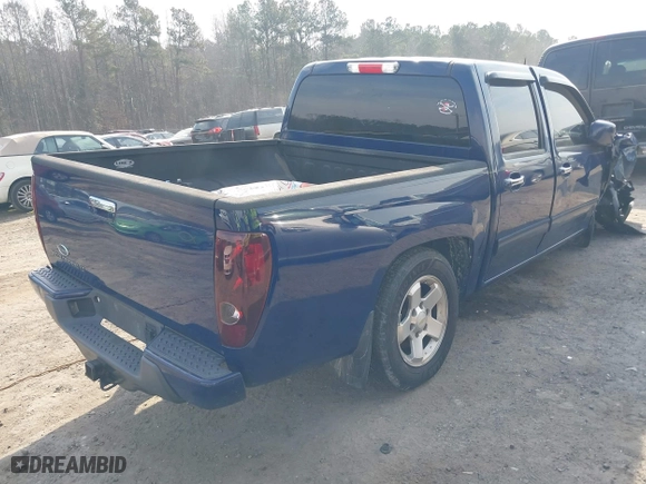 2011 Chevrolet Colorado LT w/1LT with VIN 1GCDSCF96B8129450, listed as a IAAI auction lot 41637987 with 206,478 mi miles. Bid and sale history available at carsss.com. Image 4.