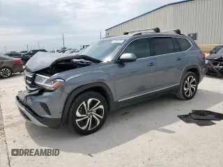 2021 Volkswagen Atlas SEL Premium z VIN 1V2TR2CA5MC510303, wystawiony jako Copart lot #57354875 z przebiegiem 102 629 mil mil oraz Szkoda całkowita • Salvage title. Historia ofert i sprzedaży dostępna na DreamBid. Obrazek 1.