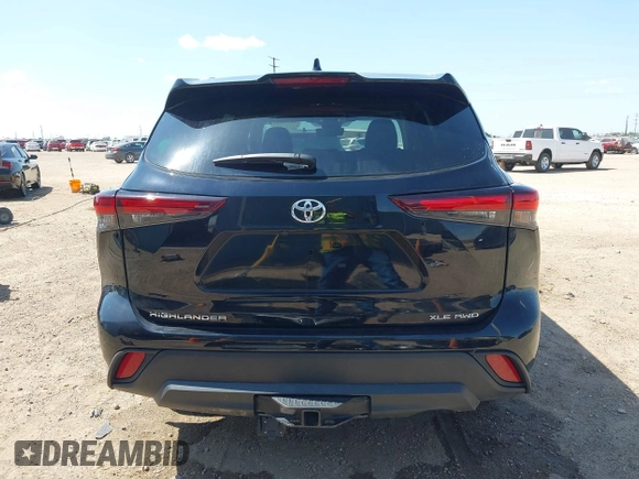 2024 Toyota Highlander LE with VIN 5TDKDRBH7RS540914, listed as a IAAI auction lot 42552324 with 20,487 mi miles and . Bid and sale history available at DreamBid. Image 17.