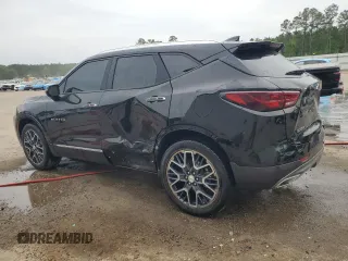 2024 Chevrolet Blazer Premier with VIN 3GNKBFRS3RS160493, listed as a Copart auction lot 53857315 with 12,722 mi miles and Salvage title. Bid and sale history available at DreamBid. Image 2.
