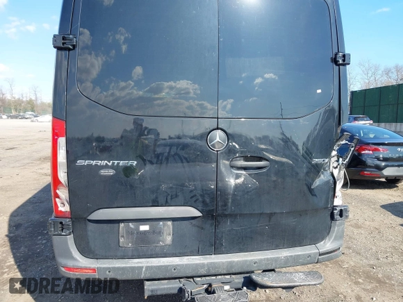 2022 Mercedes-Benz Sprinter Cargo with VIN W1Y4ECHYXNT112143, listed as a IAAI auction lot 41844852 with 46,727 mi miles. Bid and sale history available at carsss.com. Image 19.