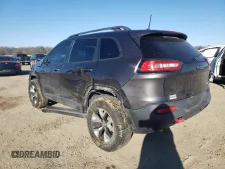 2017 Jeep Cherokee Trailhawk L Plus with VIN 1C4PJMBB5HW537036, listed as a Copart auction lot 42031035 with 115,732 mi miles and Salvage Title. Bid and sale history available at carsss.com. Image 2.