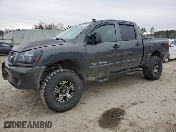 2010 Nissan Titan LE with VIN 1N6BA0ECXAN310425, listed as a Copart auction lot 88897755 with 132,467 mi miles and Salvage Title. Bid and sale history available at carsss.com. Image 1.
