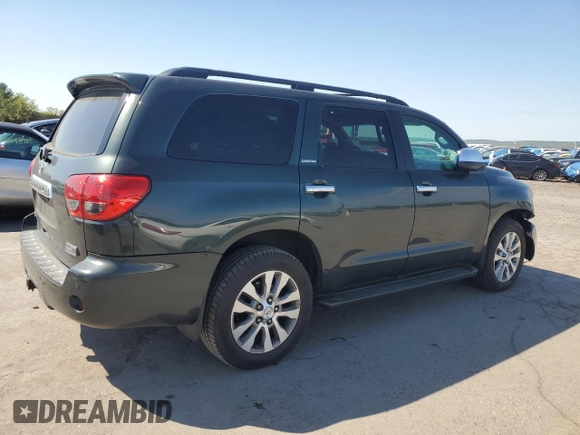 2008 Toyota Sequoia Limited with VIN 5TDBY68A18S012927, listed as a Copart auction lot 54405895 with 237,463 mi miles and Salvage Title. Bid and sale history available at DreamBid. Image 3.