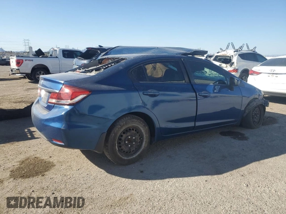 2014 Honda Civic LX z VIN 19XFB2F5XEE069182, wystawiony jako Copart lot #88257195 z przebiegiem Nie podano mil oraz Szkoda całkowita • Salvage title. Historia ofert i sprzedaży dostępna na DreamBid. Obrazek 3.