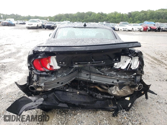 2021 Ford Mustang EcoBoost with VIN 1FA6P8TH9M5157479, listed as a Copart auction lot 59076335 with 53,901 mi miles and Salvage title. Bid and sale history available at DreamBid. Image 6.