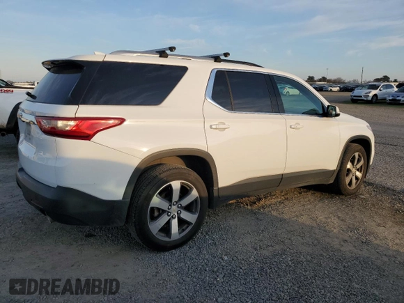 2018 Chevrolet Traverse LT Leather with VIN 1GNEVHKW1JJ193110, listed as a Copart auction lot 46329495 with 177,883 mi miles and Salvage Title. Bid and sale history available at carsss.com. Image 3.