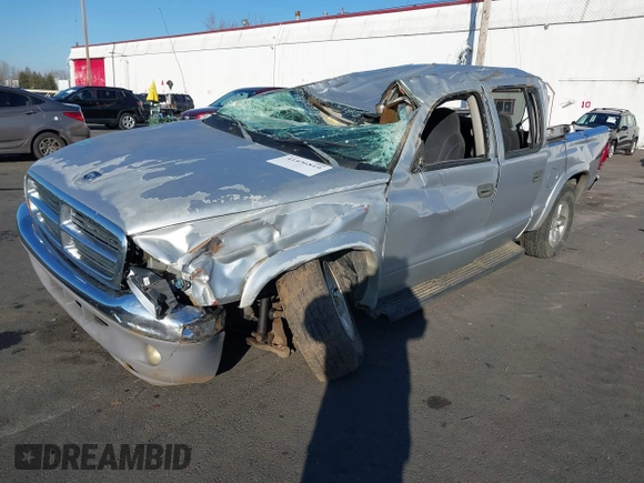 2004 Dodge Dakota SLT with VIN 1D7HG48N24S699380, listed as a IAAI auction lot 41436819 with 1 mi miles. Bid and sale history available at carsss.com. Image 2.