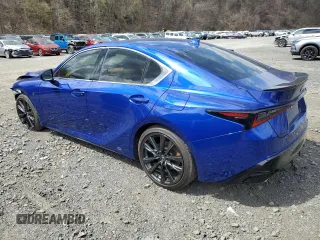 2025 Lexus IS with VIN JTHBZ1B2XS5083105, listed as a Copart auction lot 53429335 with 724 mi miles and Salvage Title. Bid and sale history available at carsss.com. Image 2.