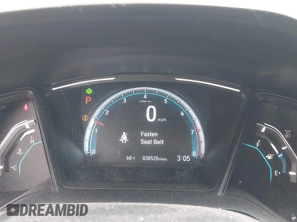2020 Honda Civic LX with VIN 2HGFC2F63LH530442, listed as a IAAI auction lot 42071650 with 38,520 mi miles and . Bid and sale history available at DreamBid. Image 15.