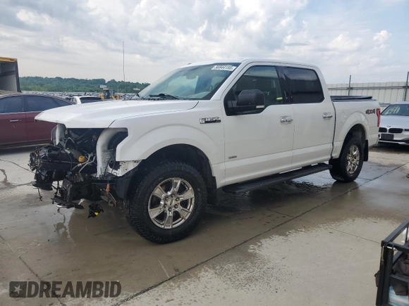 2015 Ford F-150 XLT with VIN 1FTEW1EPXFKD35425, listed as a Copart auction lot 56944155 with 137,610 mi miles and Salvage title. Bid and sale history available at DreamBid. Image 1.