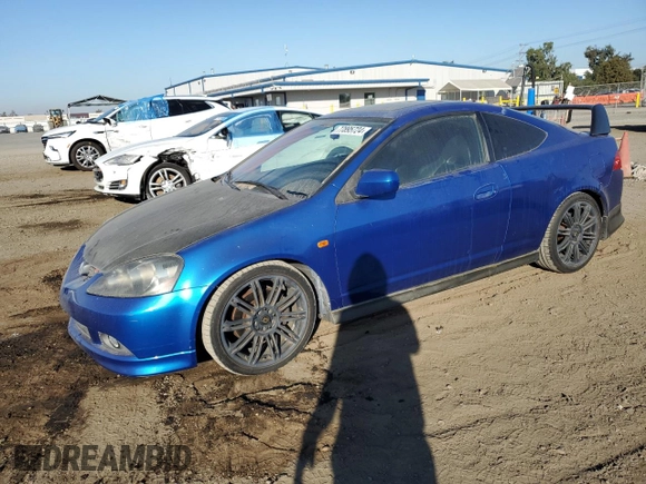 2006 Acura RSX Type-S Leather with VIN JH4DC53076S003491, listed as a Copart auction lot 77895724 with 127,747 mi miles and Salvage Title. Bid and sale history available at carsss.com. Image 1.