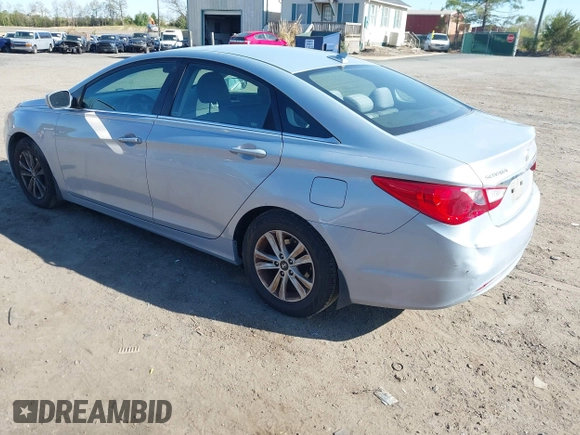 2013 Hyundai Sonata GLS with VIN 5NPEB4ACXDH509425, listed as a IAAI auction lot 42052986 with 143,712 mi miles and . Bid and sale history available at carsss.com. Image 3.