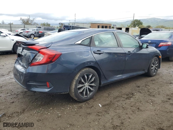 2016 Honda Civic Sedan EX with VIN 19XFC2F74GE239134, listed as a Copart auction lot 51071875 with 80,321 mi miles and Salvage Title. Bid and sale history available at carsss.com. Image 3.