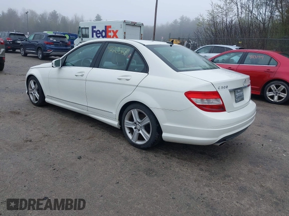 2010 Mercedes-Benz C 300 Sport with VIN WDDGF8BB0AR093227, listed as a IAAI auction lot 42206631 with 178,019 mi miles and . Bid and sale history available at carsss.com. Image 3.