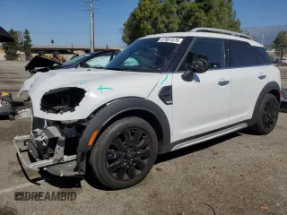 2018 MINI Countryman Cooper z VIN WMZYS7C38J3B63168, wystawiony jako Copart lot #57607575 z przebiegiem 66 427 mil mil oraz Szkoda całkowita • Salvage title. Historia ofert i sprzedaży dostępna na DreamBid. Obrazek 1.