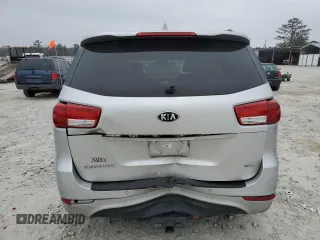 2016 Kia Sedona SX with VIN KNDMC5C12G6129925, listed as a Copart auction lot 86395504 with 195,000 mi miles and Salvage Title. Bid and sale history available at carsss.com. Image 6.