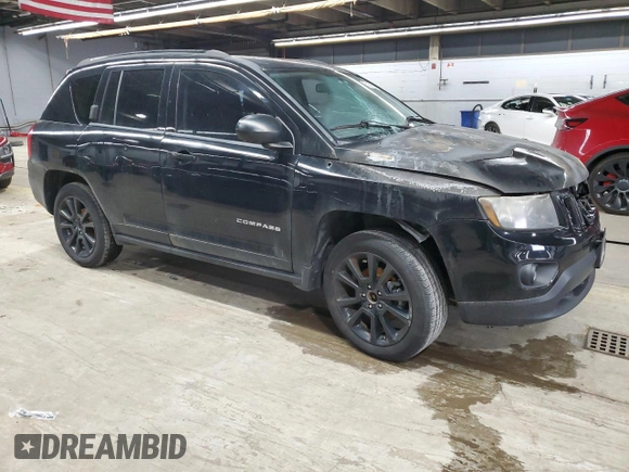 2012 Jeep Compass Latitude with VIN 1C4NJCEB2CD719794, listed as a Copart auction lot 51648805 with Not Provided miles and Salvage Title. Bid and sale history available at carsss.com. Image 4.