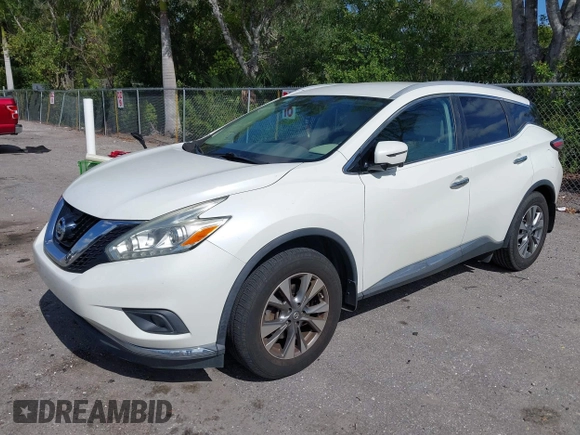 2016 Nissan Murano S with VIN 5N1AZ2MG2GN144123, listed as a IAAI auction lot 42041165 with 60,854 mi miles and . Bid and sale history available at carsss.com. Image 2.